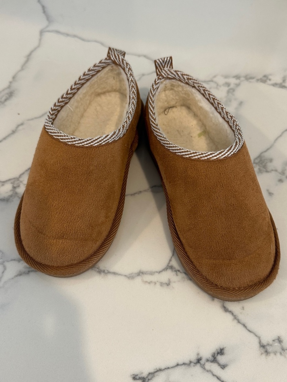 BearPaw Kids Brown Moccasin Slippers